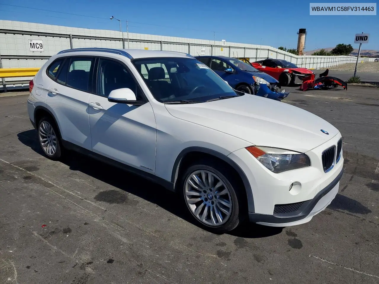2015 BMW X1 Sdrive28I VIN: WBAVM1C58FV314463 Lot: 61120566