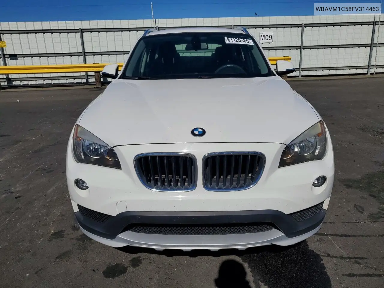 2015 BMW X1 Sdrive28I VIN: WBAVM1C58FV314463 Lot: 61120566