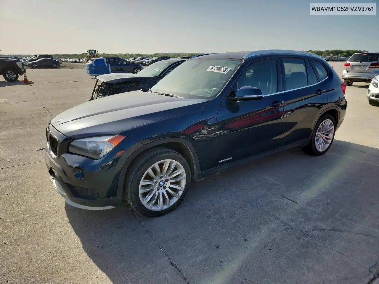 2015 BMW X1 Sdrive28I VIN: WBAVM1C52FVZ93761 Lot: 61280036