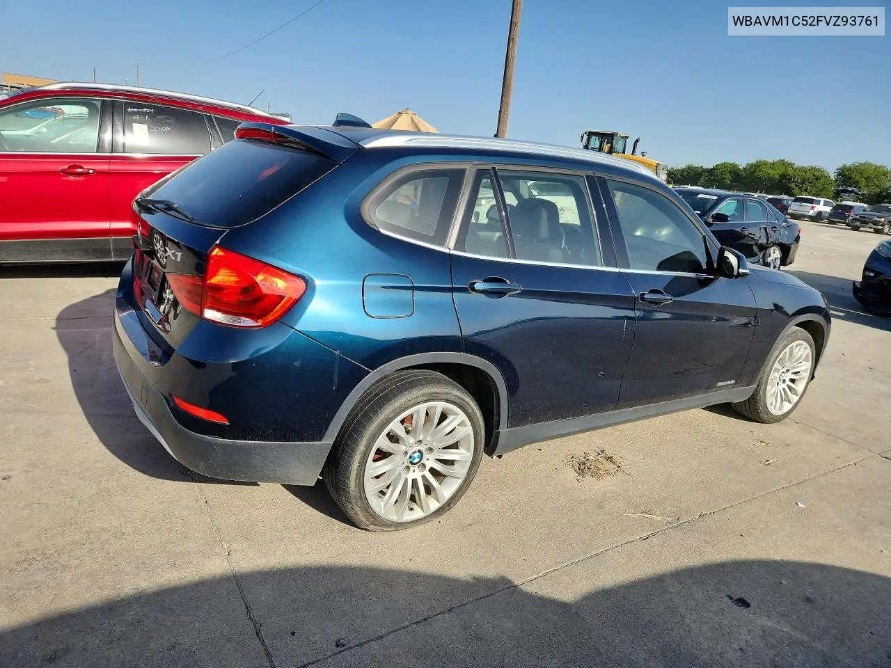 2015 BMW X1 Sdrive28I VIN: WBAVM1C52FVZ93761 Lot: 61280036