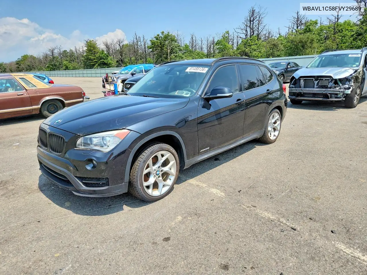 2015 BMW X1 xDrive28I VIN: WBAVL1C58FVY29689 Lot: 61488136