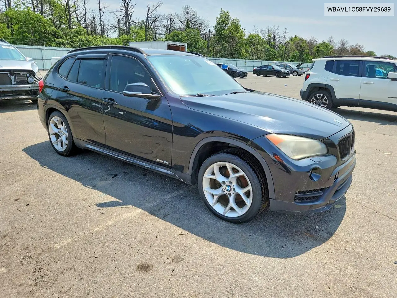2015 BMW X1 xDrive28I VIN: WBAVL1C58FVY29689 Lot: 61488136