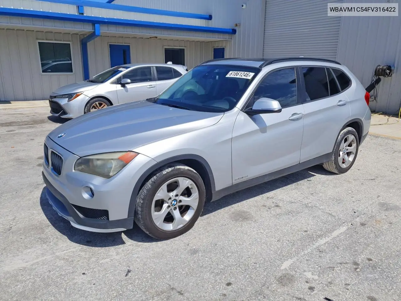 2015 BMW X1 Sdrive28I VIN: WBAVM1C54FV316422 Lot: 61861246