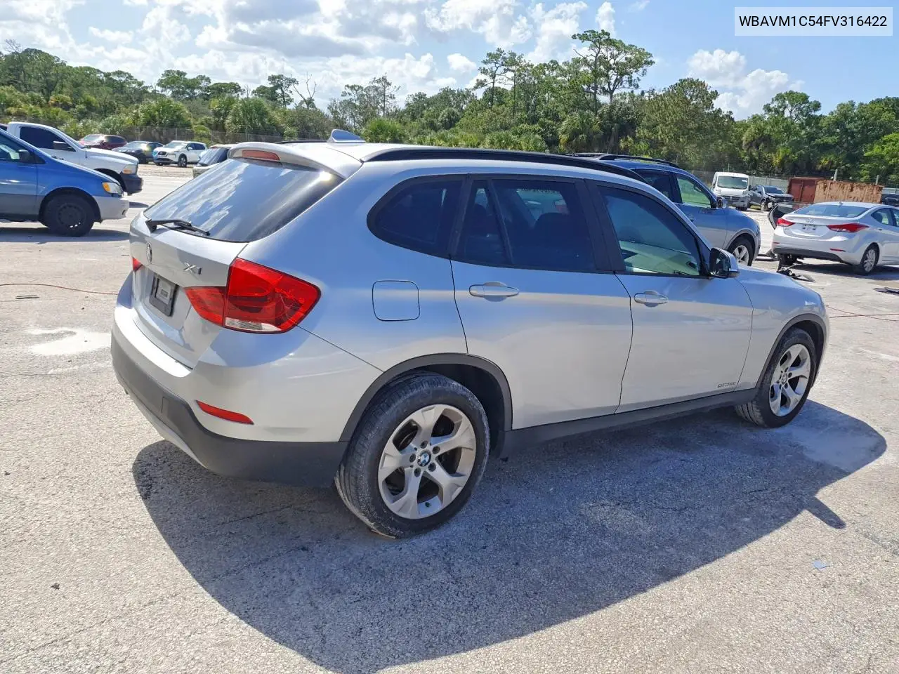 2015 BMW X1 Sdrive28I VIN: WBAVM1C54FV316422 Lot: 61861246