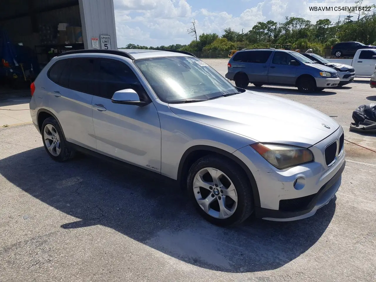 2015 BMW X1 Sdrive28I VIN: WBAVM1C54FV316422 Lot: 61861246