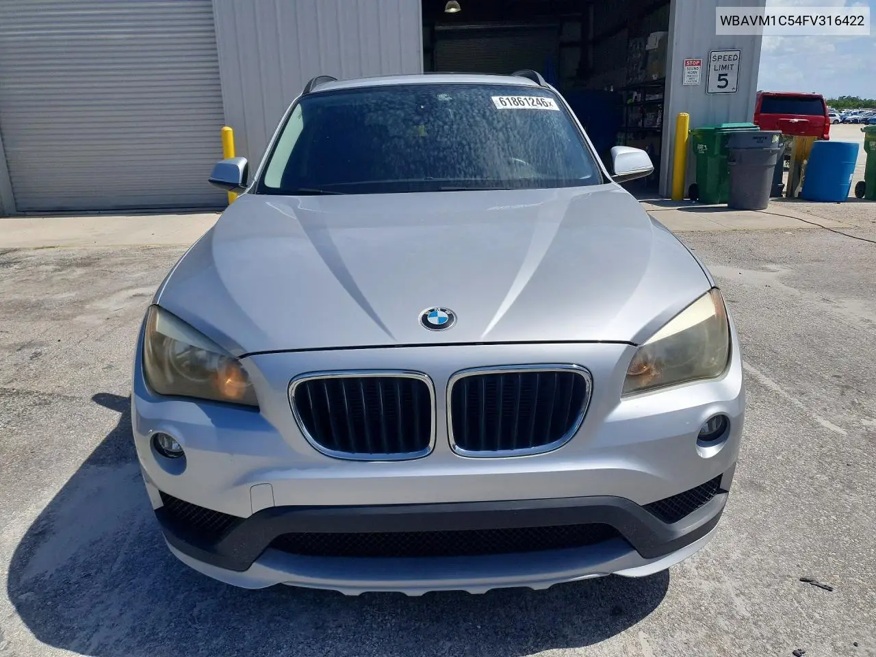 2015 BMW X1 Sdrive28I VIN: WBAVM1C54FV316422 Lot: 61861246