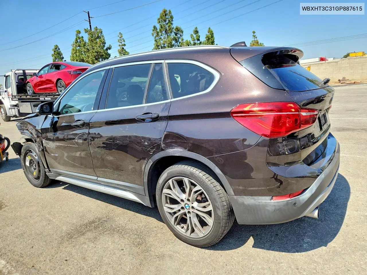 2016 BMW X1 xDrive28I VIN: WBXHT3C31GP887615 Lot: 58577076