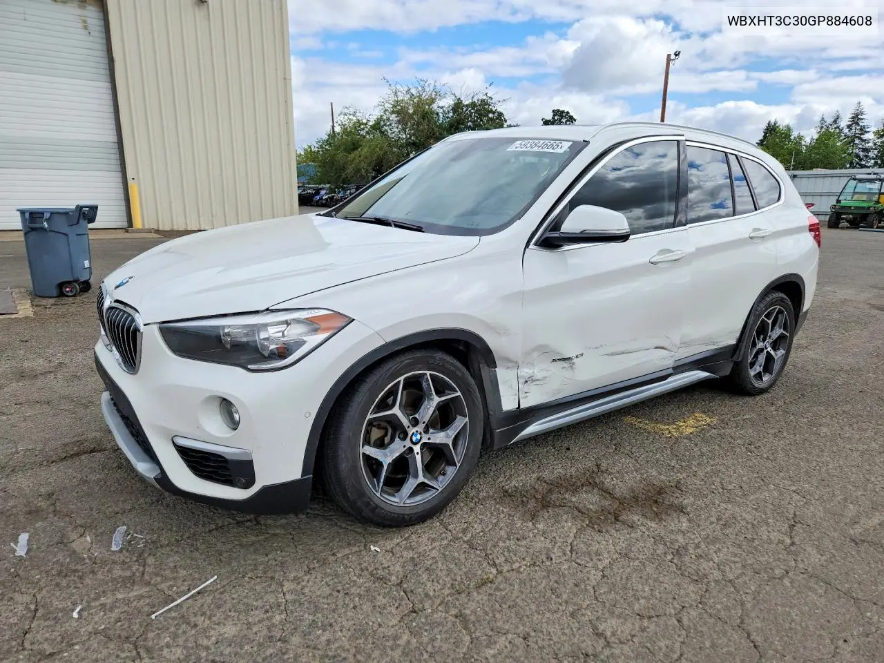 2016 BMW X1 xDrive28I VIN: WBXHT3C30GP884608 Lot: 59384666