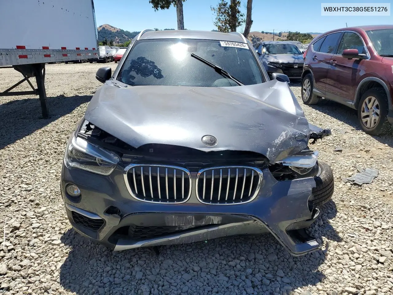 2016 BMW X1 xDrive28I VIN: WBXHT3C38G5E51276 Lot: 59765426