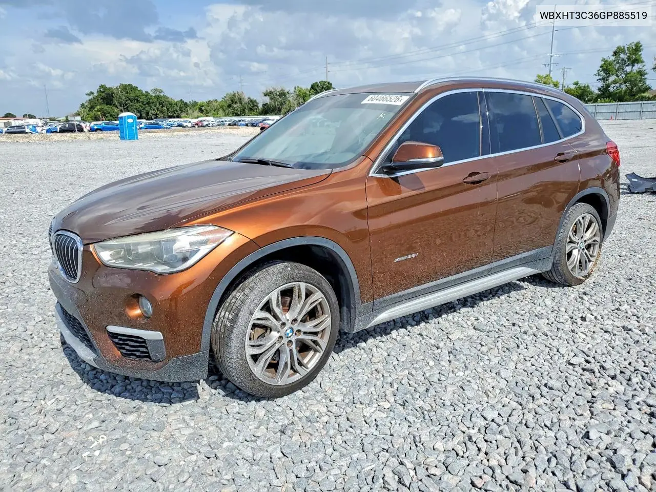 2016 BMW X1 xDrive28I VIN: WBXHT3C36GP885519 Lot: 60466526