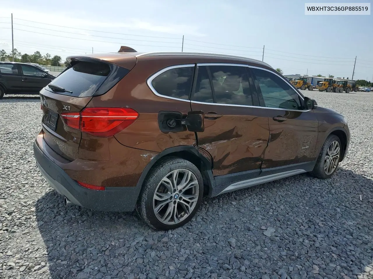 2016 BMW X1 xDrive28I VIN: WBXHT3C36GP885519 Lot: 60466526