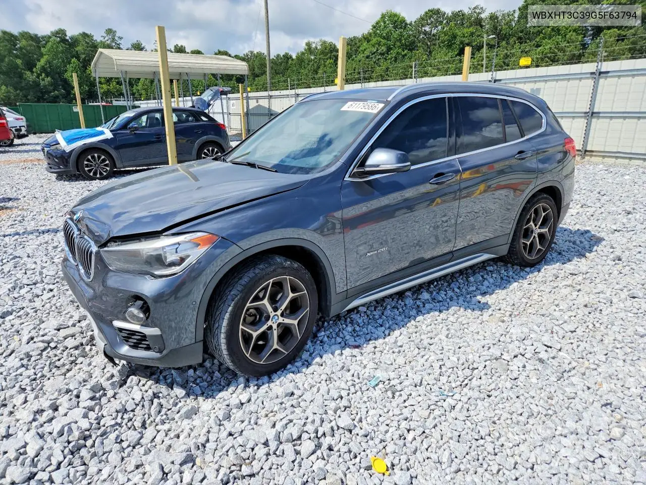 2016 BMW X1 xDrive28I VIN: WBXHT3C39G5F63794 Lot: 61179586