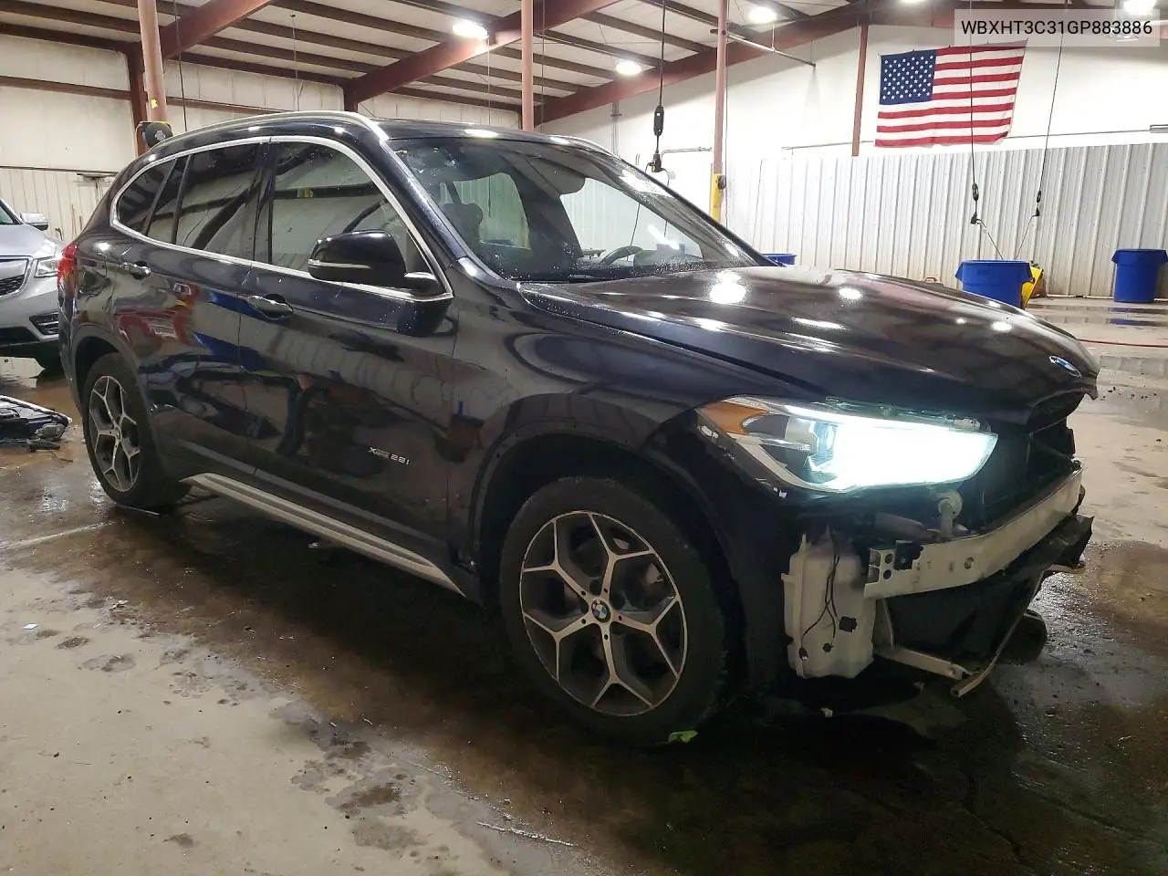 2016 BMW X1 xDrive28I VIN: WBXHT3C31GP883886 Lot: 61790926