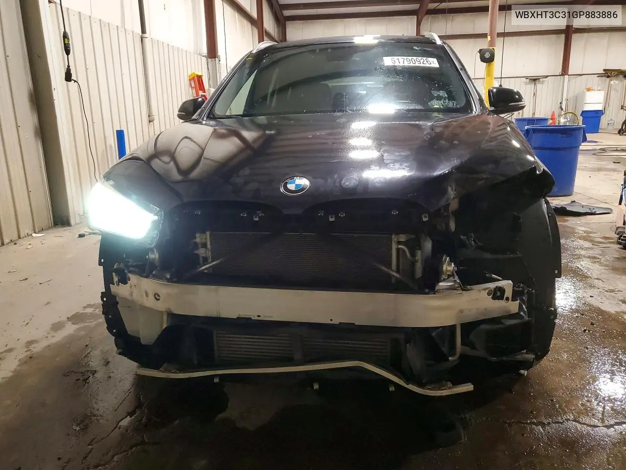 2016 BMW X1 xDrive28I VIN: WBXHT3C31GP883886 Lot: 61790926
