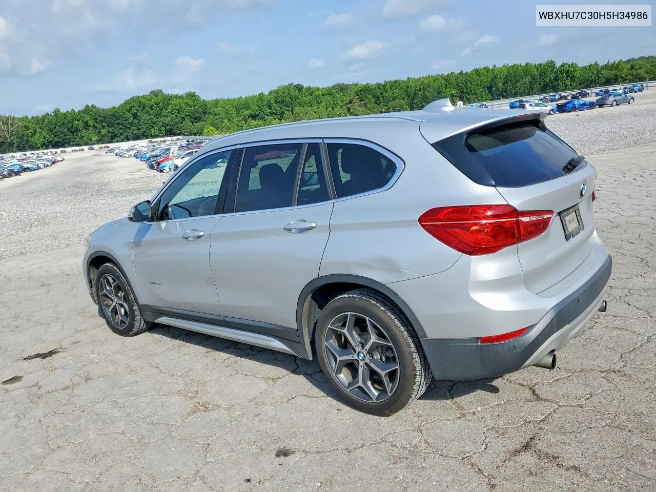 2017 BMW X1 Sdrive28I VIN: WBXHU7C30H5H34986 Lot: 56877036