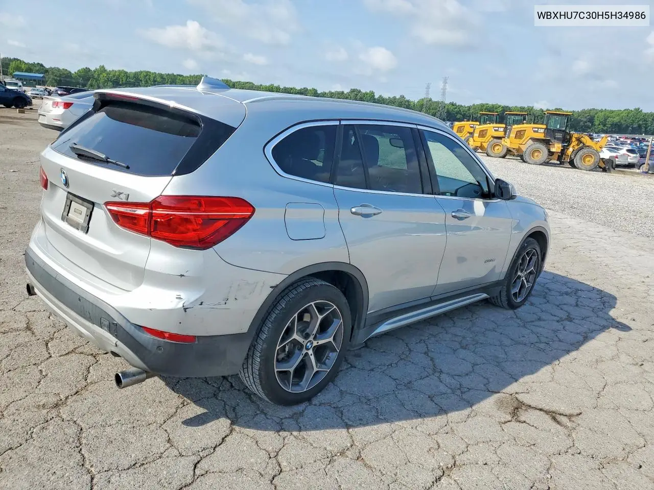 2017 BMW X1 Sdrive28I VIN: WBXHU7C30H5H34986 Lot: 56877036