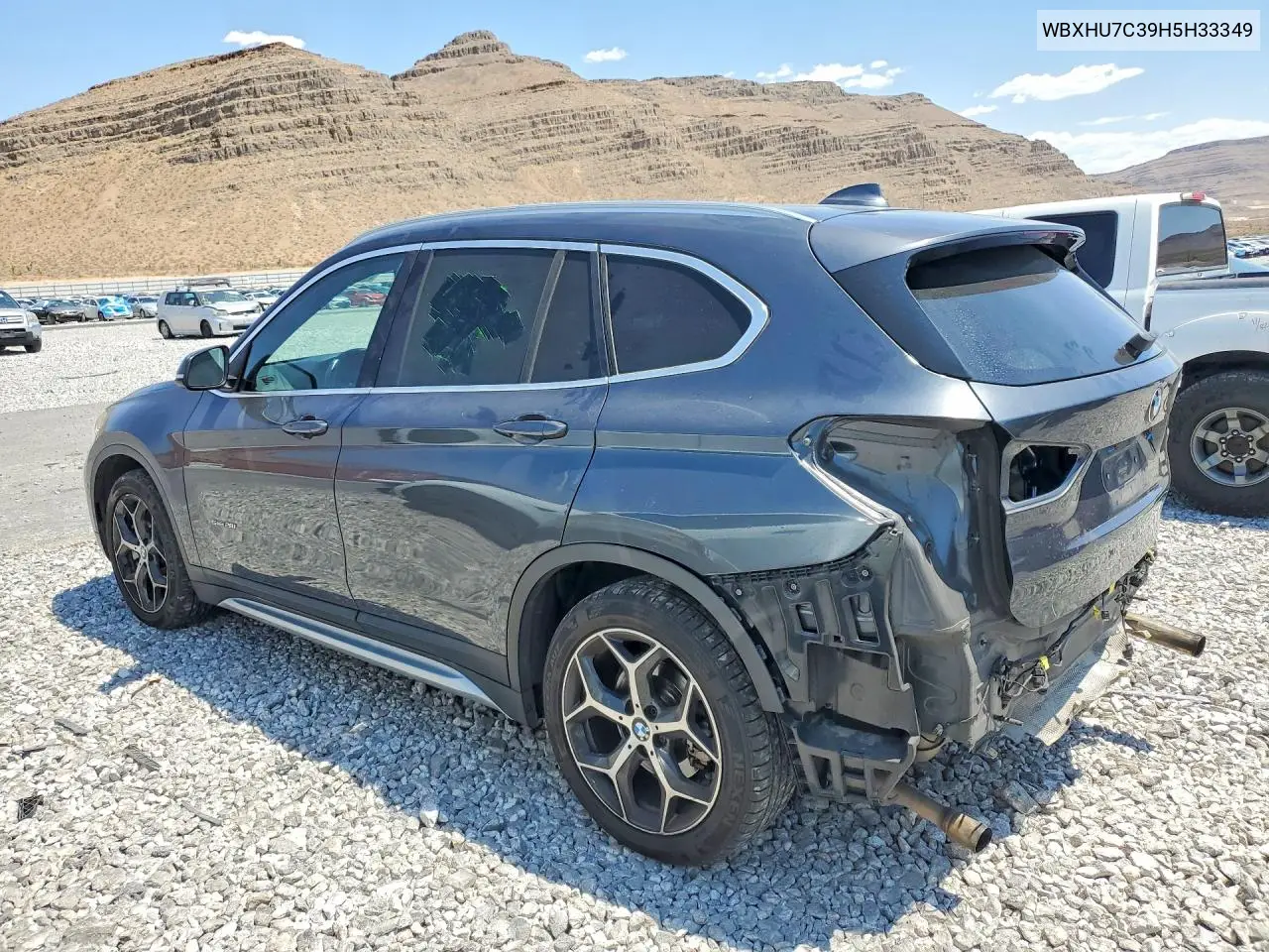 2017 BMW X1 Sdrive28I VIN: WBXHU7C39H5H33349 Lot: 57176436