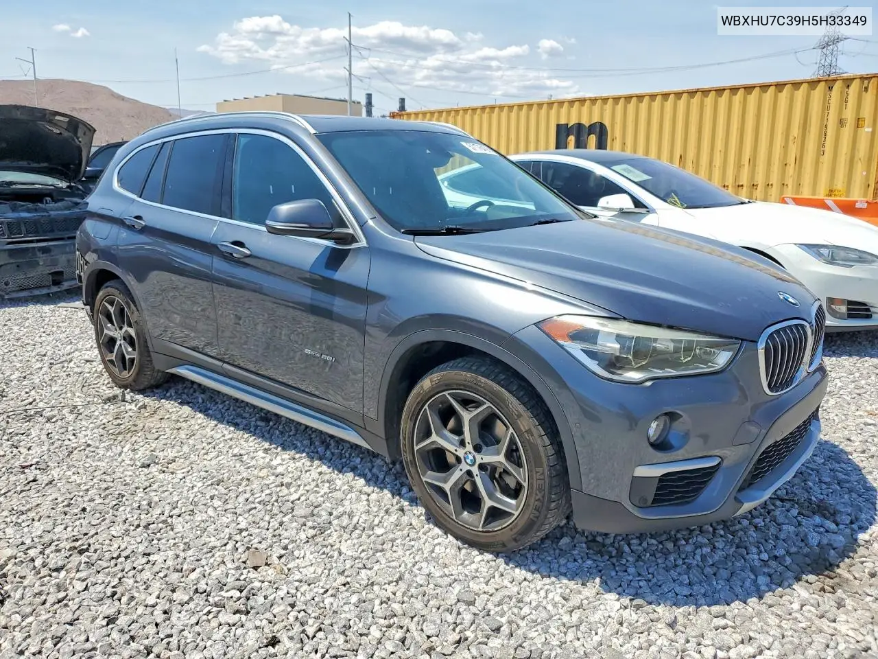 2017 BMW X1 Sdrive28I VIN: WBXHU7C39H5H33349 Lot: 57176436