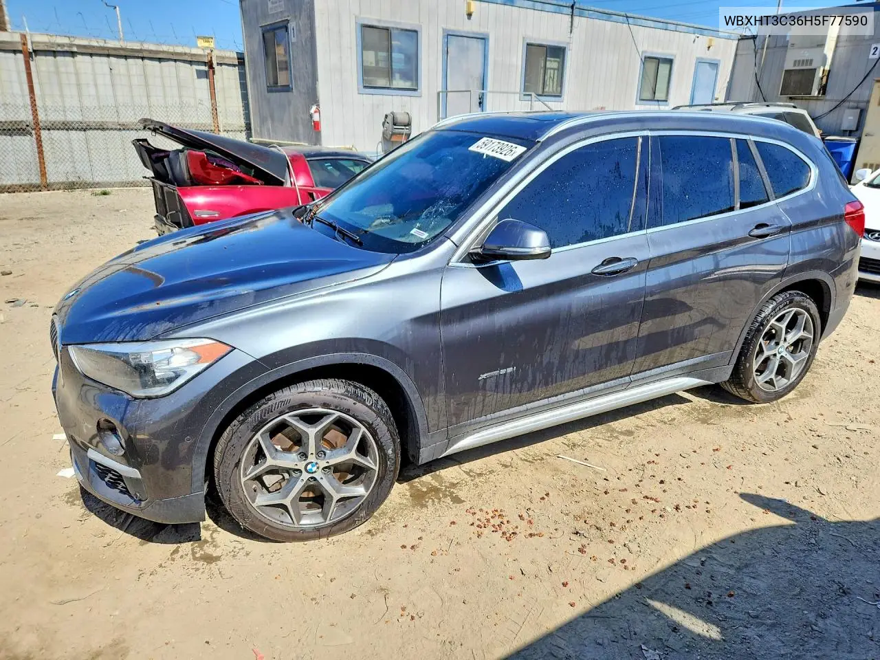 2017 BMW X1 xDrive28I VIN: WBXHT3C36H5F77590 Lot: 59173926