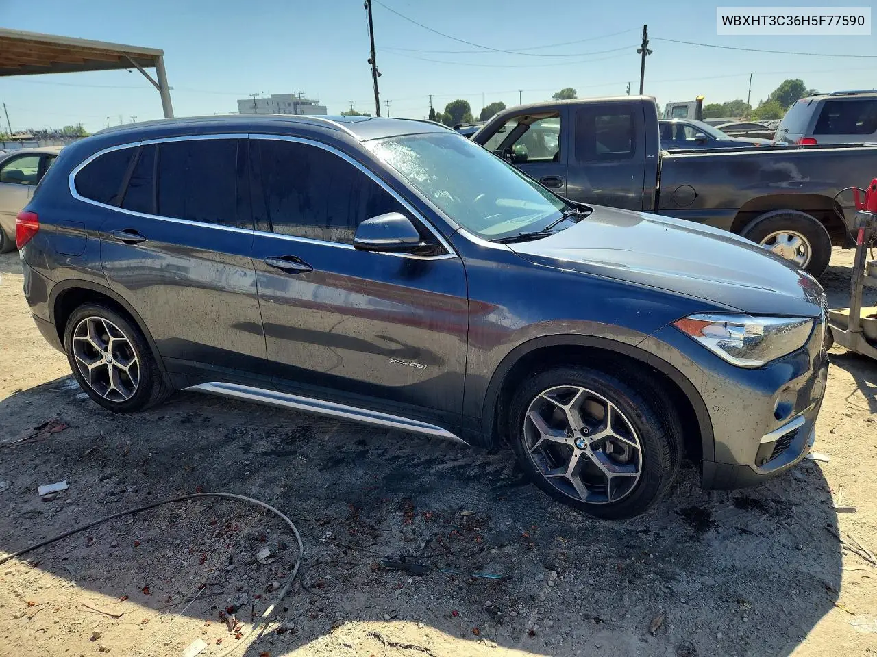 2017 BMW X1 xDrive28I VIN: WBXHT3C36H5F77590 Lot: 59173926