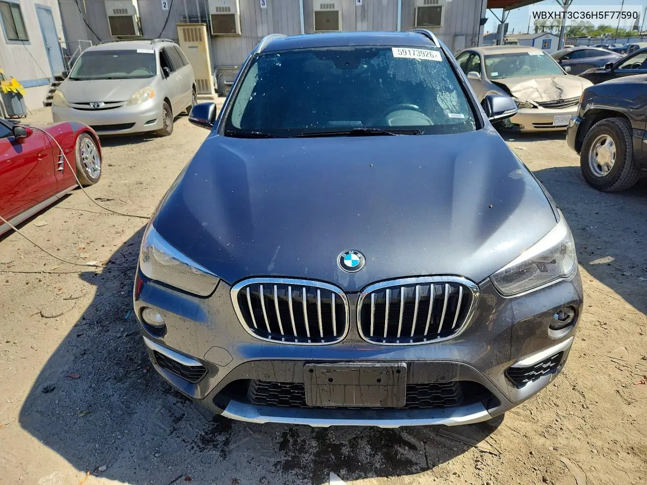2017 BMW X1 xDrive28I VIN: WBXHT3C36H5F77590 Lot: 59173926