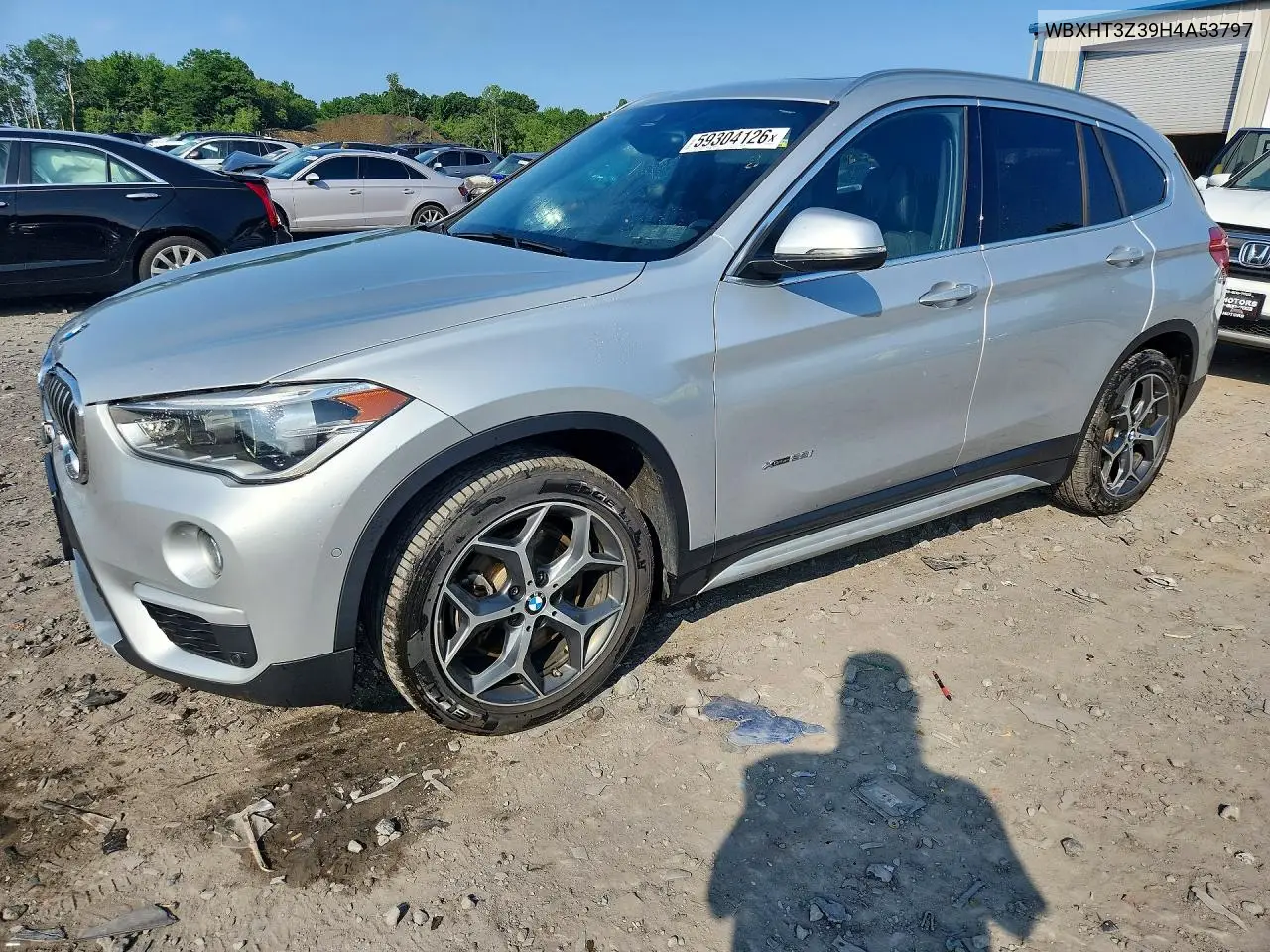 2017 BMW X1 xDrive28I VIN: WBXHT3Z39H4A53797 Lot: 59304126