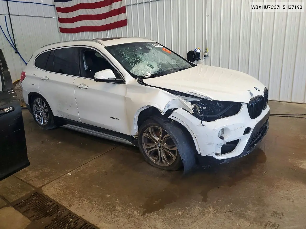 2017 BMW X1 Sdrive28I VIN: WBXHU7C37H5H37190 Lot: 59613476