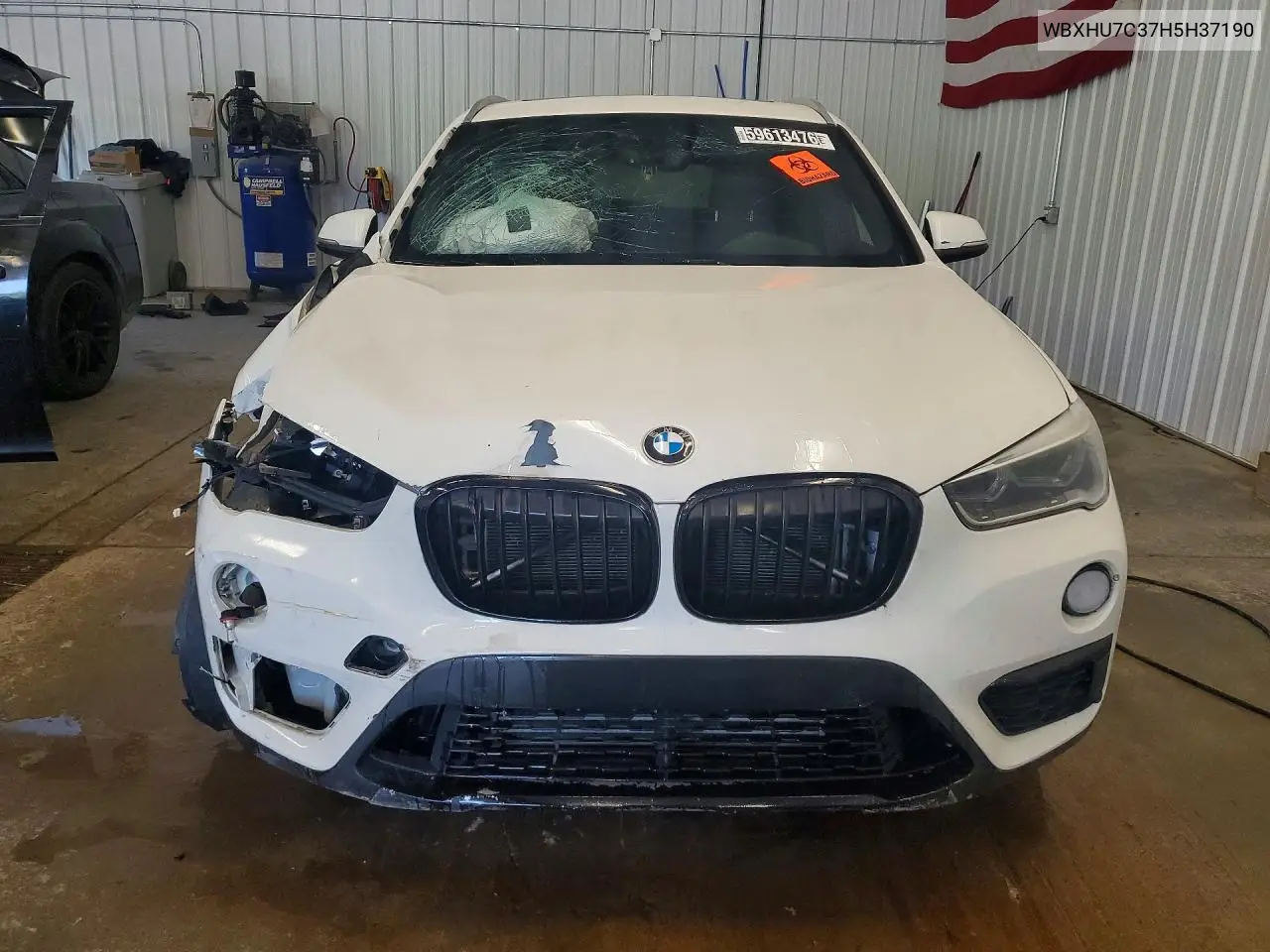 2017 BMW X1 Sdrive28I VIN: WBXHU7C37H5H37190 Lot: 59613476