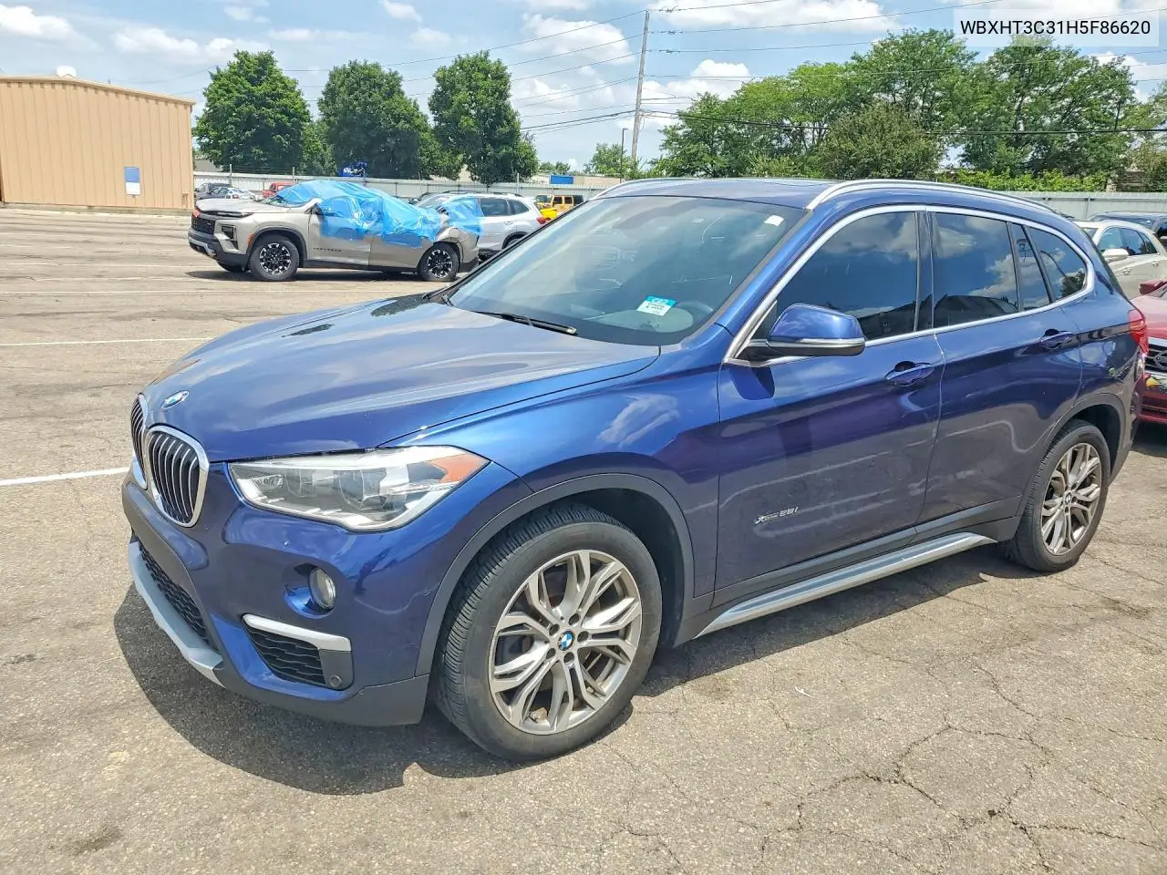 2017 BMW X1 xDrive28I VIN: WBXHT3C31H5F86620 Lot: 59780406
