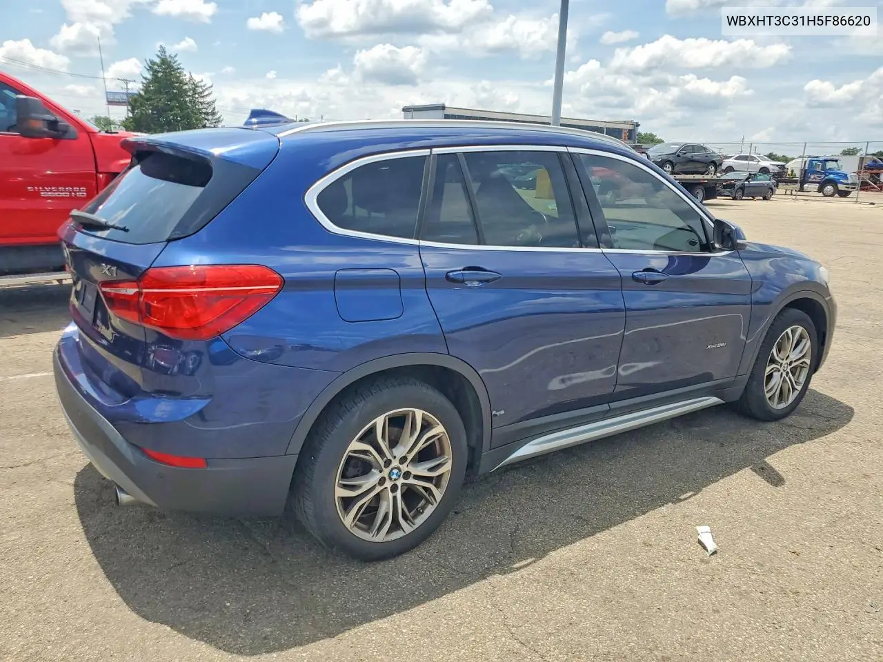 2017 BMW X1 xDrive28I VIN: WBXHT3C31H5F86620 Lot: 59780406
