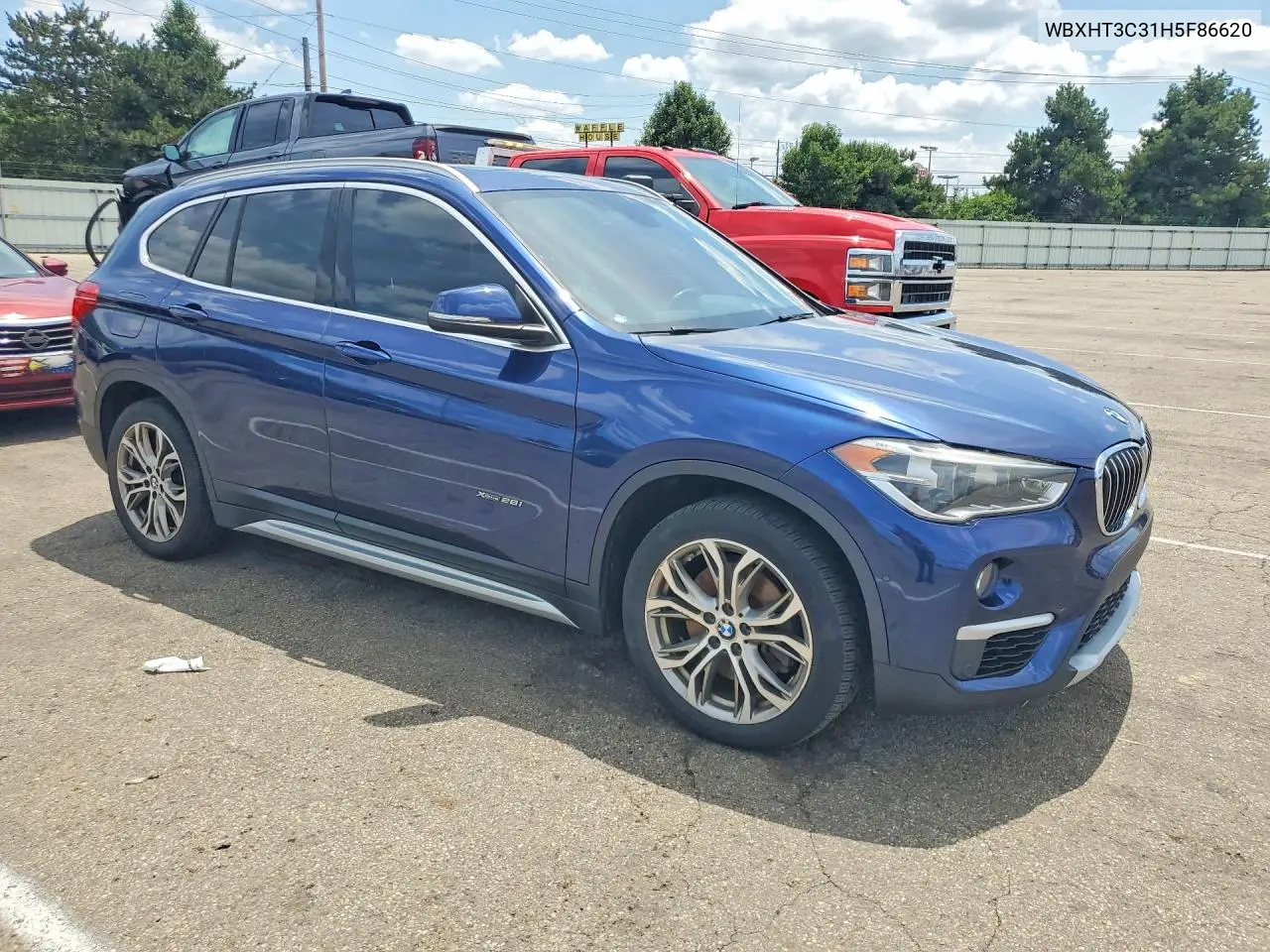 2017 BMW X1 xDrive28I VIN: WBXHT3C31H5F86620 Lot: 59780406