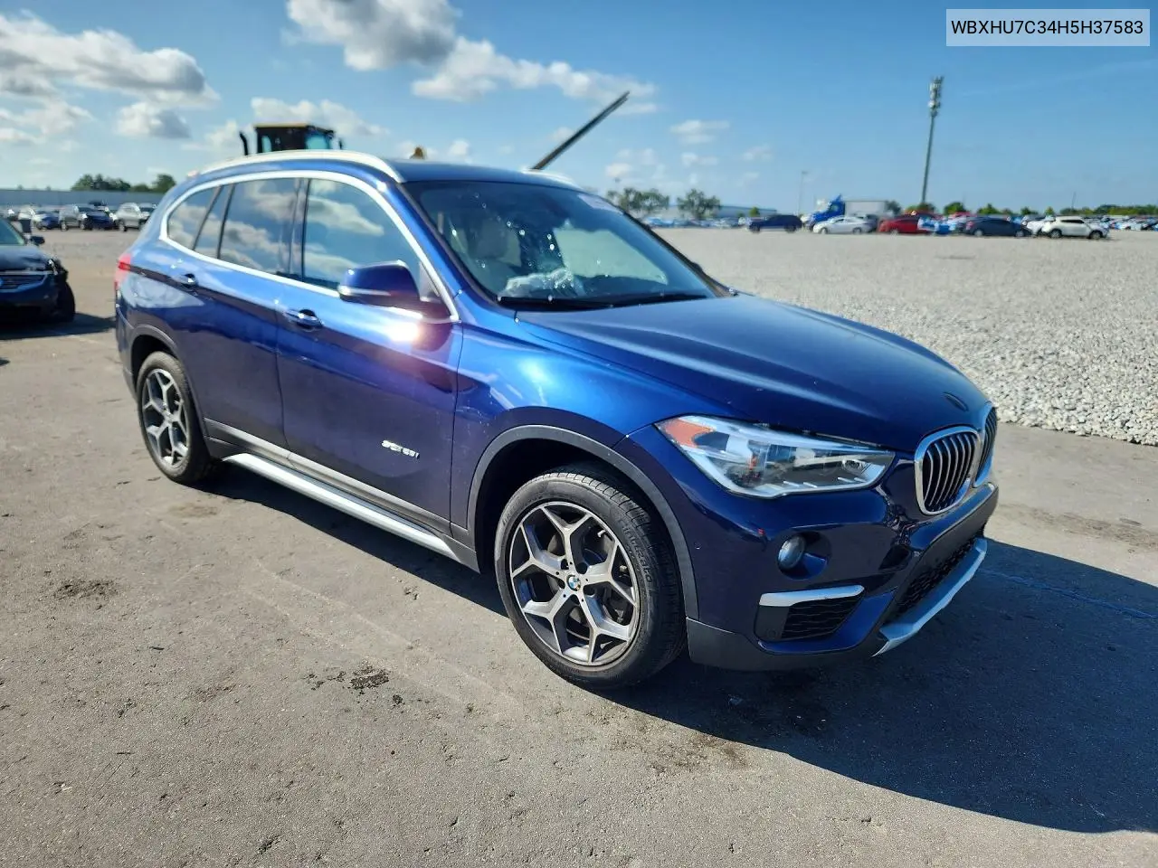 2017 BMW X1 Sdrive28I VIN: WBXHU7C34H5H37583 Lot: 60294406