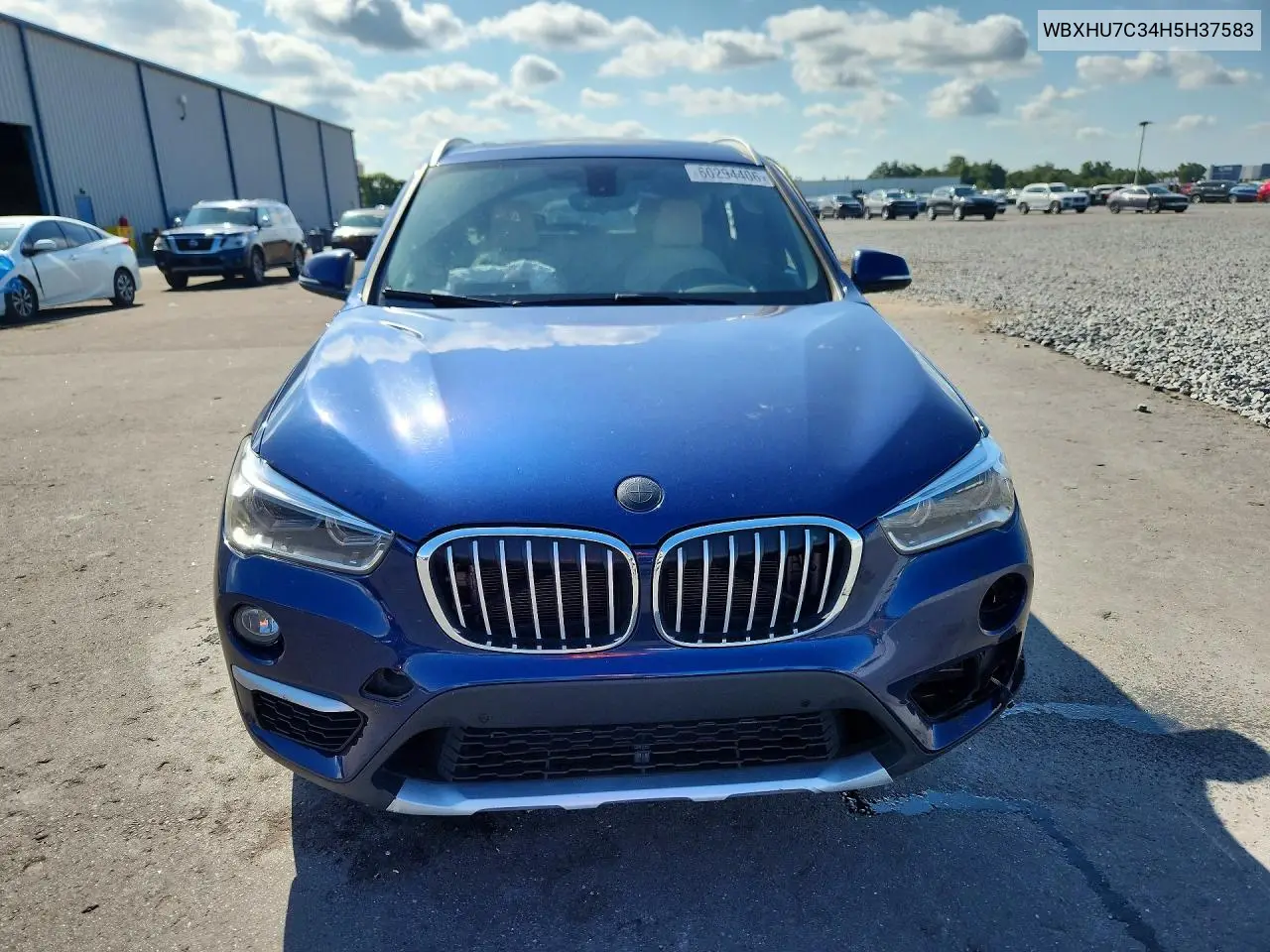 2017 BMW X1 Sdrive28I VIN: WBXHU7C34H5H37583 Lot: 60294406
