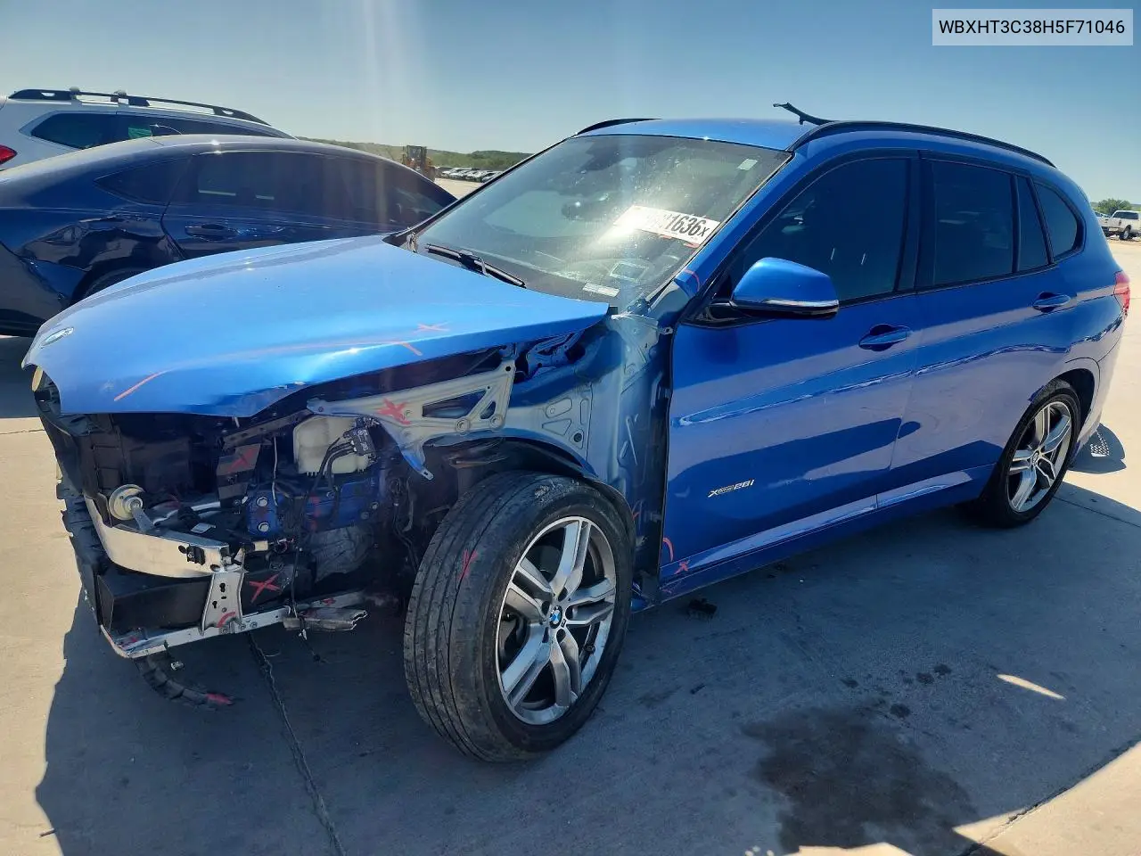 2017 BMW X1 xDrive28I VIN: WBXHT3C38H5F71046 Lot: 60621636