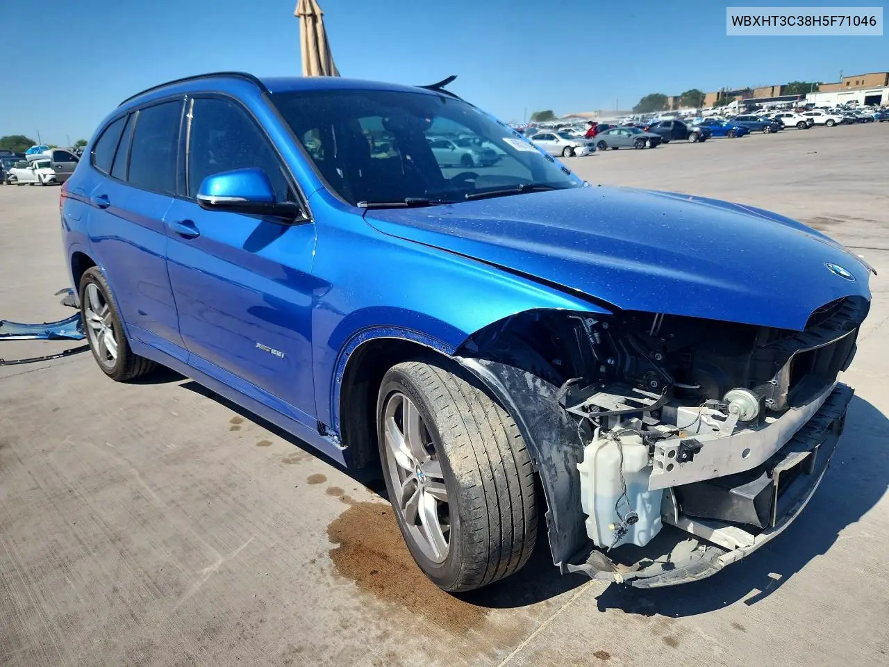2017 BMW X1 xDrive28I VIN: WBXHT3C38H5F71046 Lot: 60621636