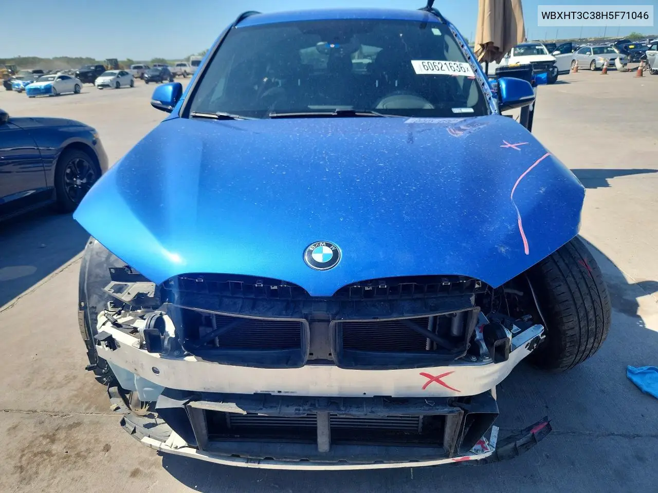 2017 BMW X1 xDrive28I VIN: WBXHT3C38H5F71046 Lot: 60621636