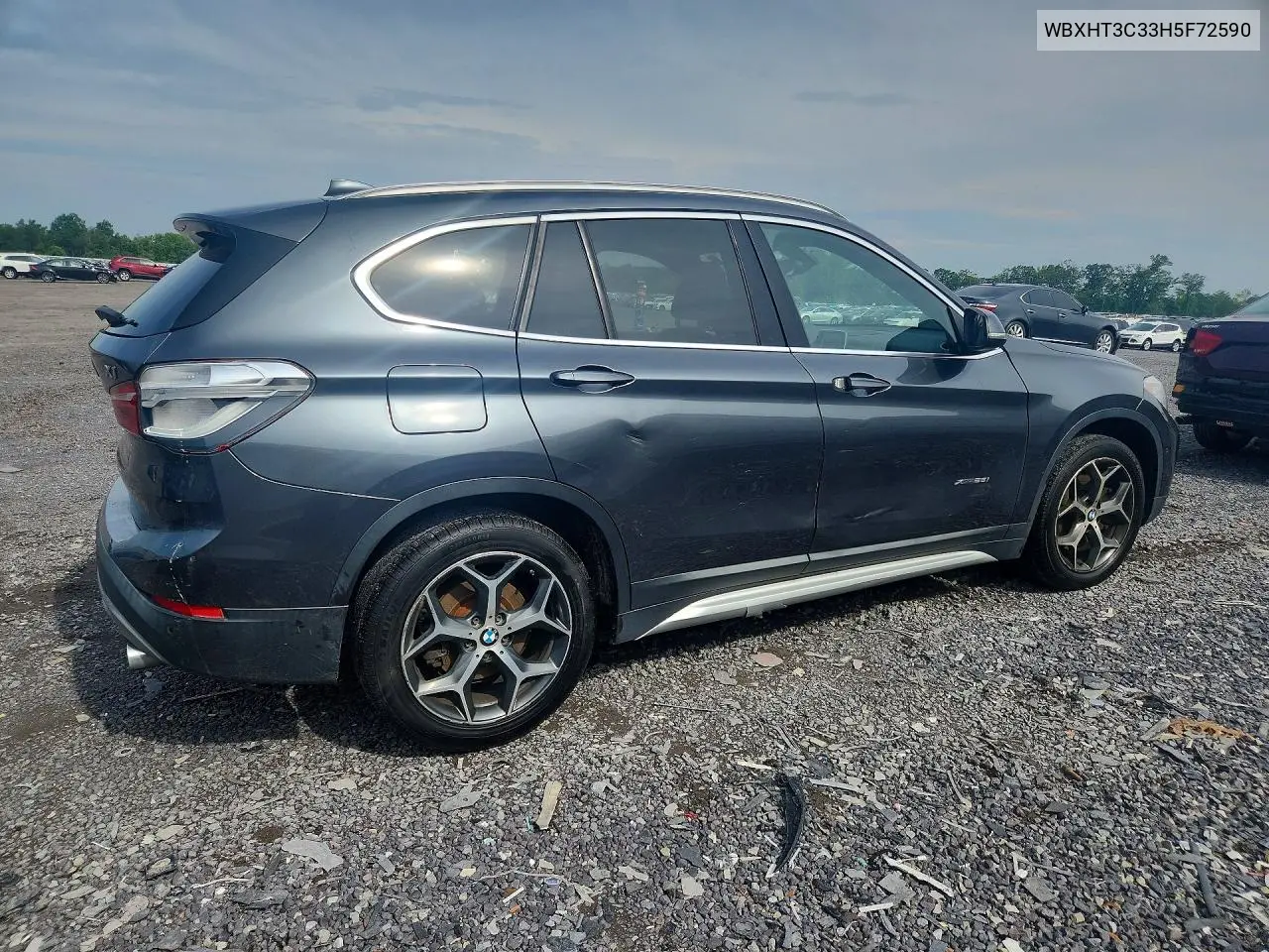 2017 BMW X1 xDrive28I VIN: WBXHT3C33H5F72590 Lot: 60752436