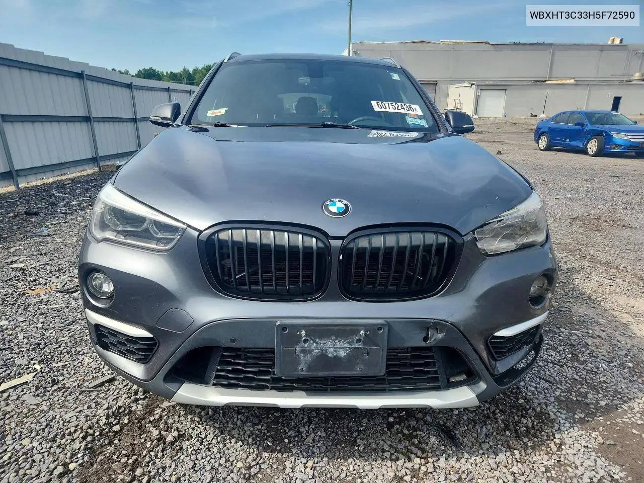 2017 BMW X1 xDrive28I VIN: WBXHT3C33H5F72590 Lot: 60752436
