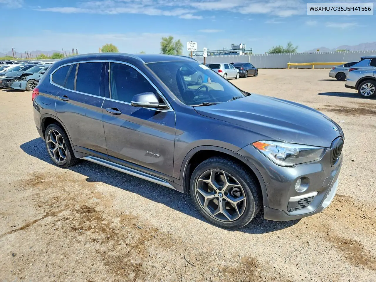 2018 BMW X1 Sdrive28I VIN: WBXHU7C35J5H41566 Lot: 58874996