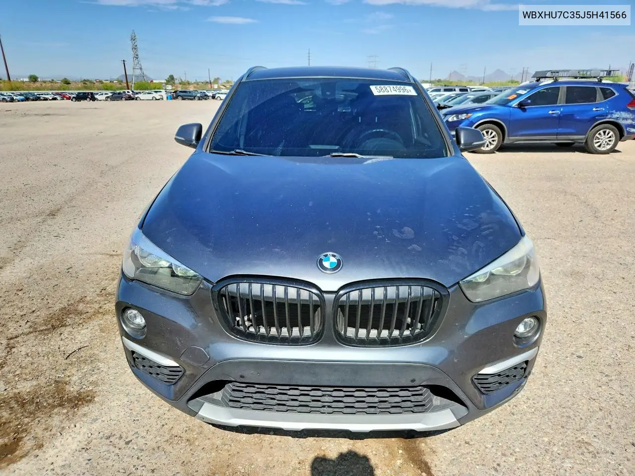 2018 BMW X1 Sdrive28I VIN: WBXHU7C35J5H41566 Lot: 58874996