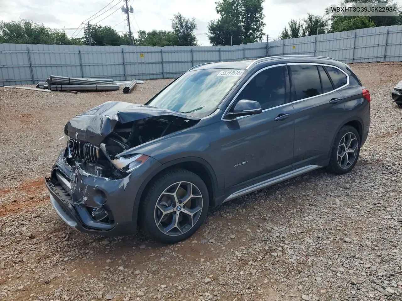 2018 BMW X1 xDrive28I VIN: WBXHT3C39J5K22934 Lot: 58997616