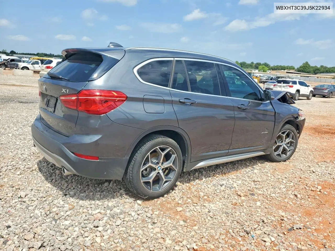 2018 BMW X1 xDrive28I VIN: WBXHT3C39J5K22934 Lot: 58997616