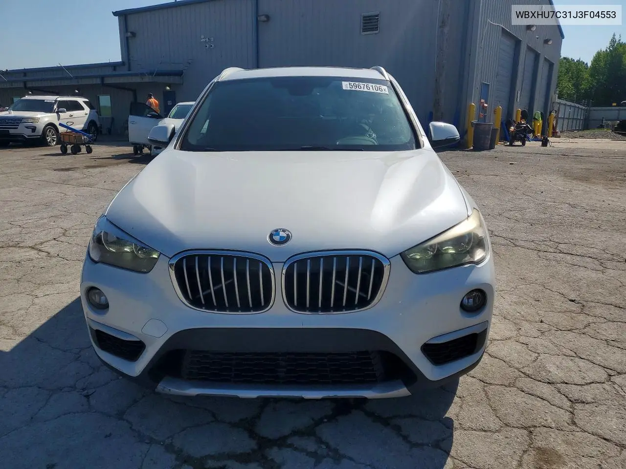 2018 BMW X1 Sdrive28I VIN: WBXHU7C31J3F04553 Lot: 59676106
