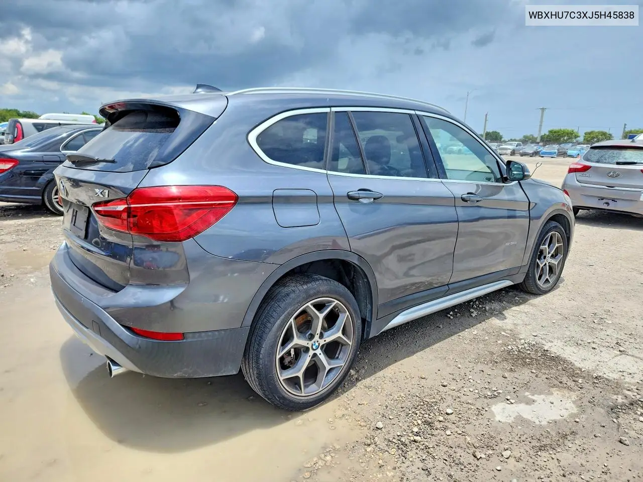 2018 BMW X1 Sdrive28I VIN: WBXHU7C3XJ5H45838 Lot: 59727556