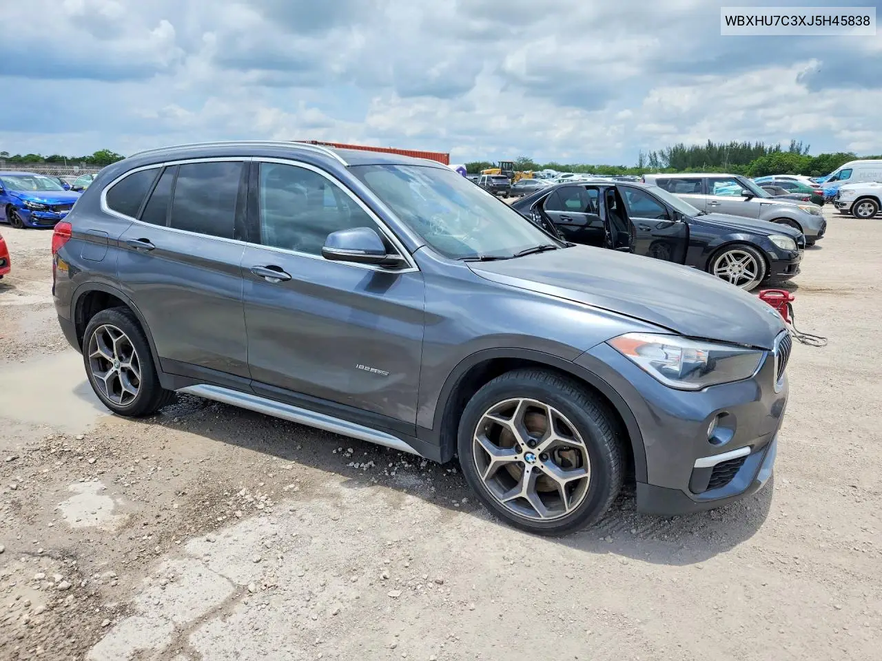 2018 BMW X1 Sdrive28I VIN: WBXHU7C3XJ5H45838 Lot: 59727556