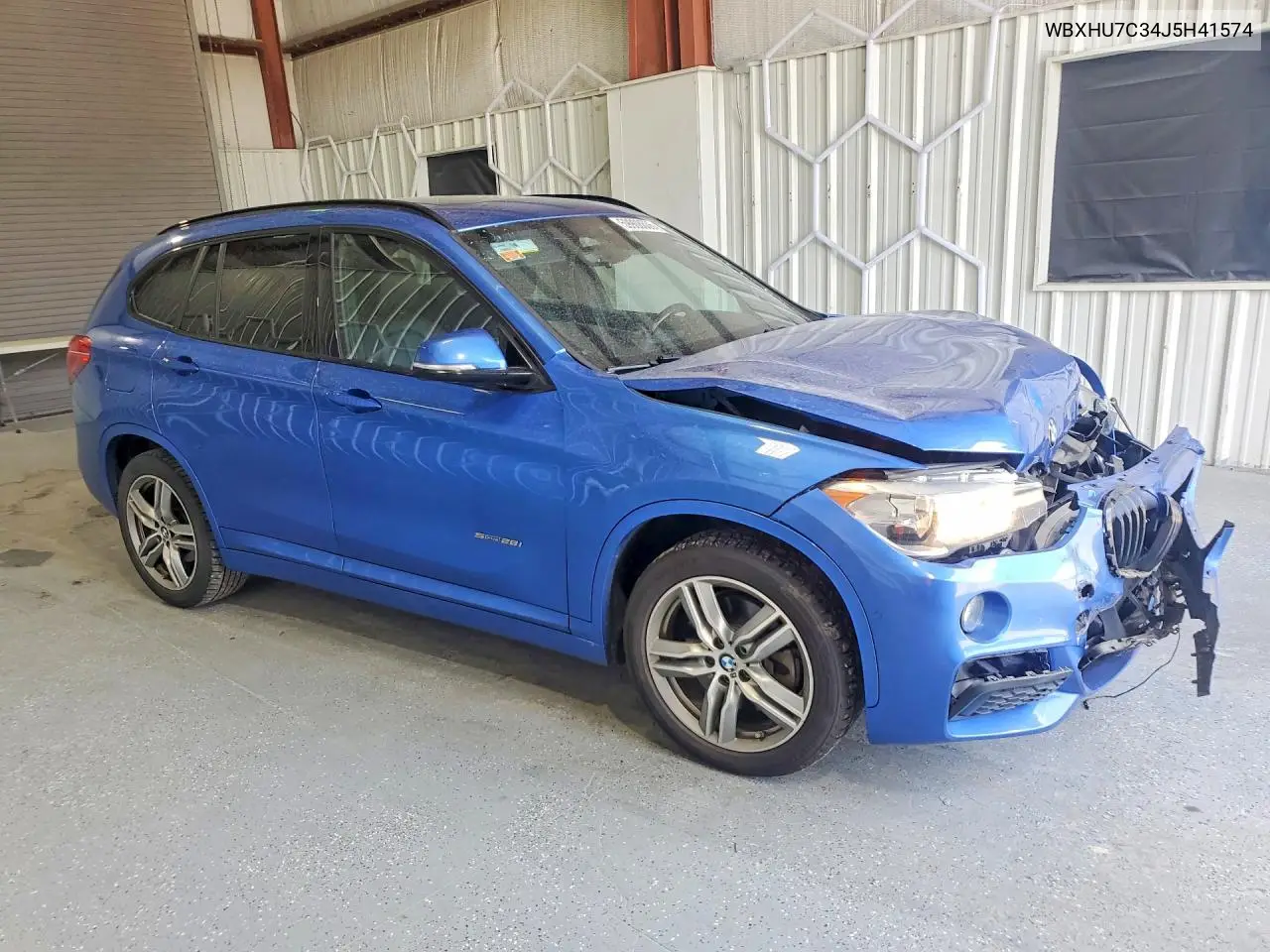 2018 BMW X1 Sdrive28I VIN: WBXHU7C34J5H41574 Lot: 59908606