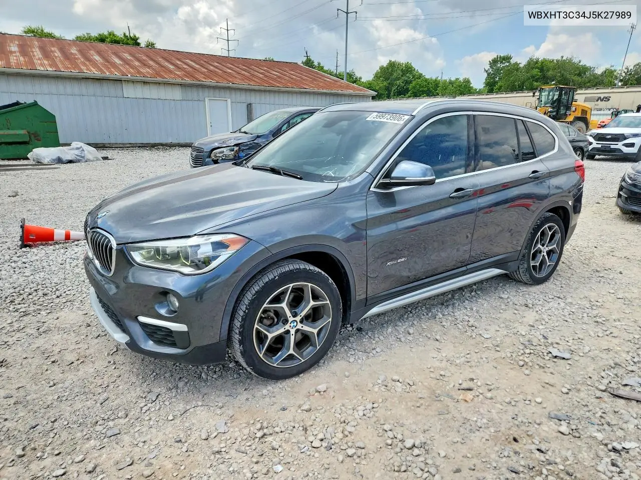 2018 BMW X1 xDrive28I VIN: WBXHT3C34J5K27989 Lot: 59973906
