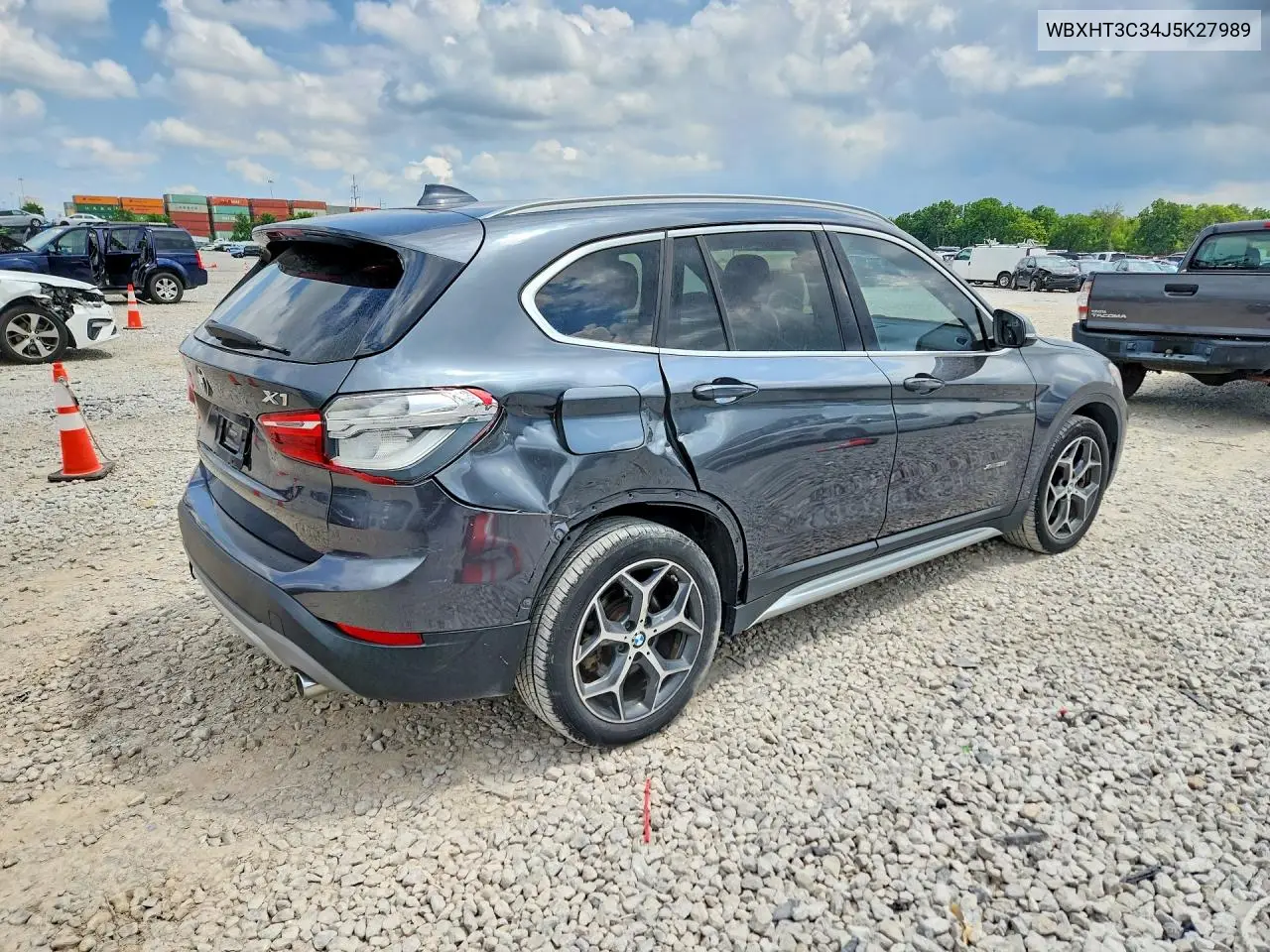2018 BMW X1 xDrive28I VIN: WBXHT3C34J5K27989 Lot: 59973906