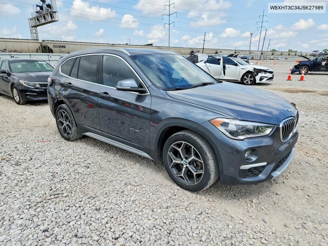 2018 BMW X1 xDrive28I VIN: WBXHT3C34J5K27989 Lot: 59973906