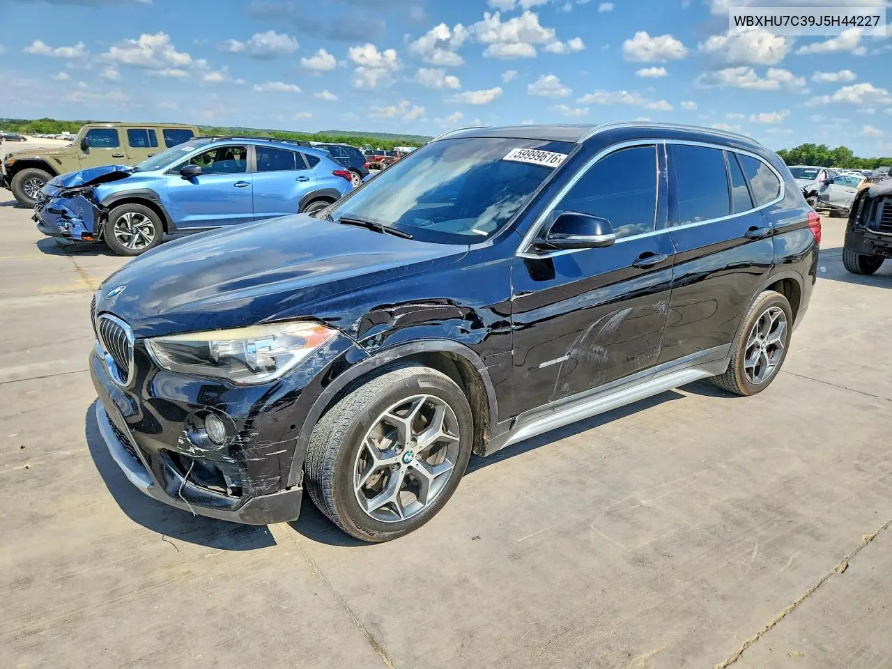 2018 BMW X1 Sdrive28I VIN: WBXHU7C39J5H44227 Lot: 59999616